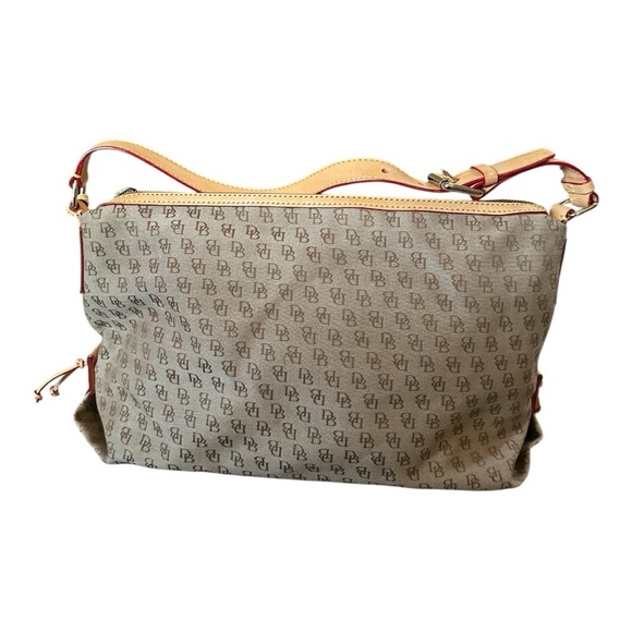 Dooney & Bourke Large Hobo Bag – Monogram Canvas – Very Good Condition - Picture 4 of 13